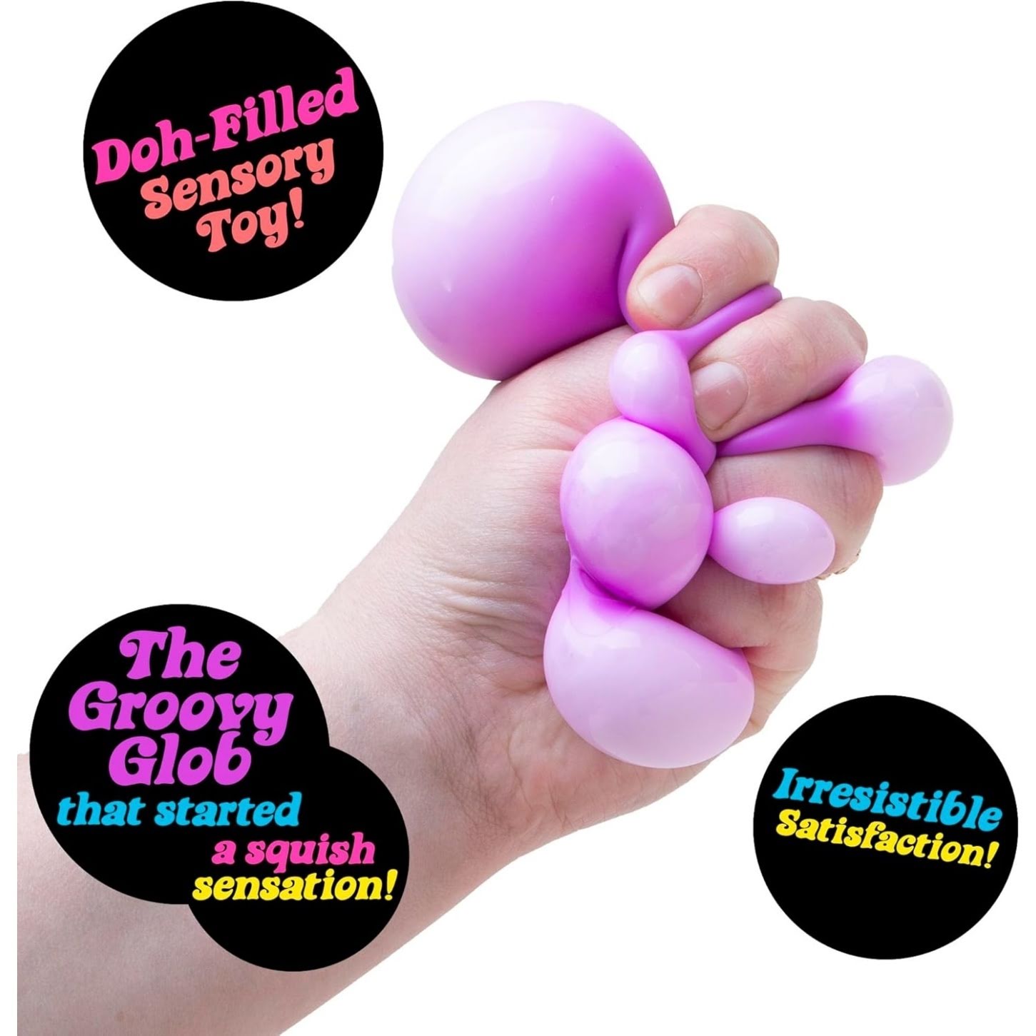 NeeDoh Original Sensory Ball – Pink - Image 21