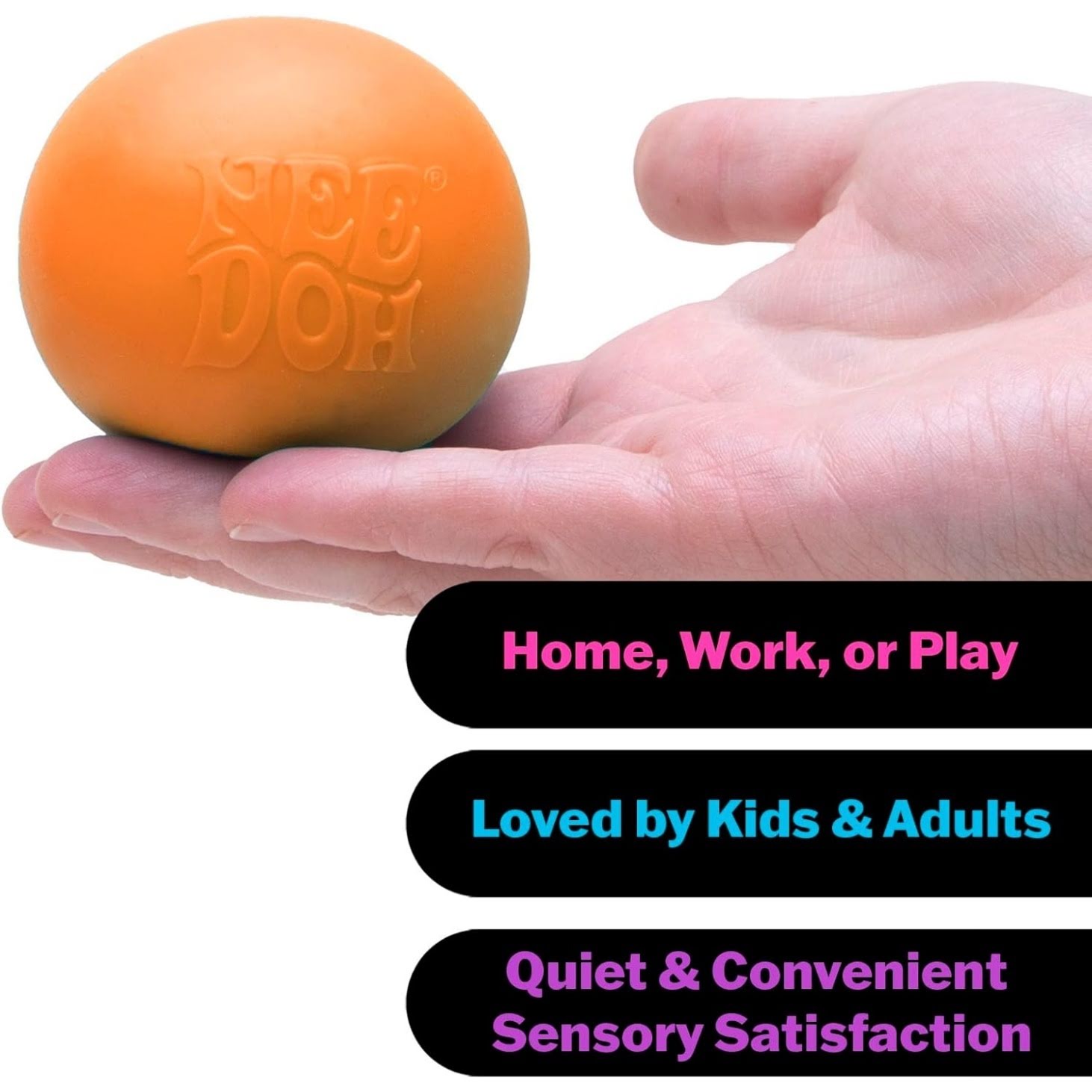 NeeDoh Original Sensory Ball – Pink - Image 28