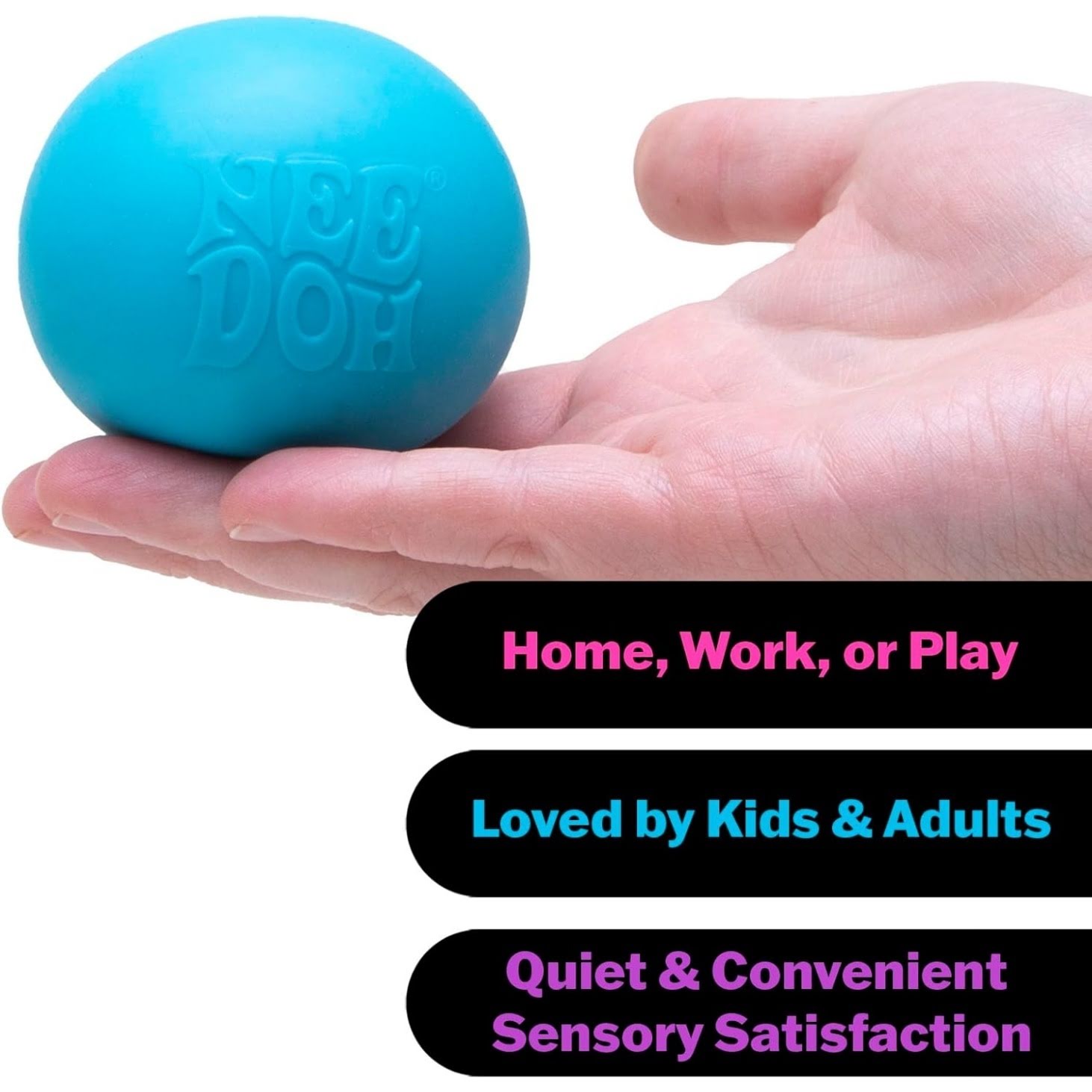 NeeDoh Original Sensory Ball – Pink - Image 16