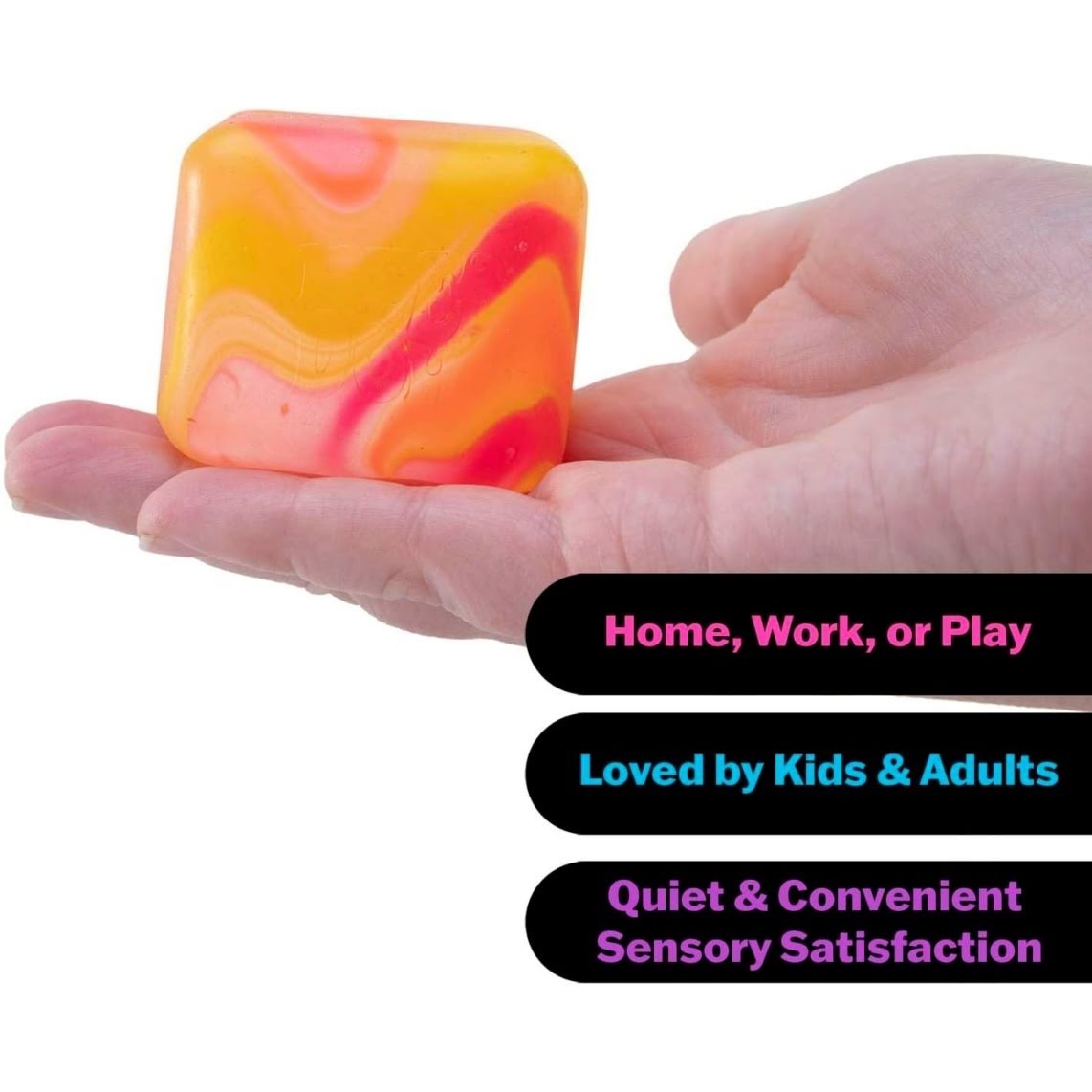 NeeDoh Nice Cube Swirl – Solid Squish – Assorted - Image 4
