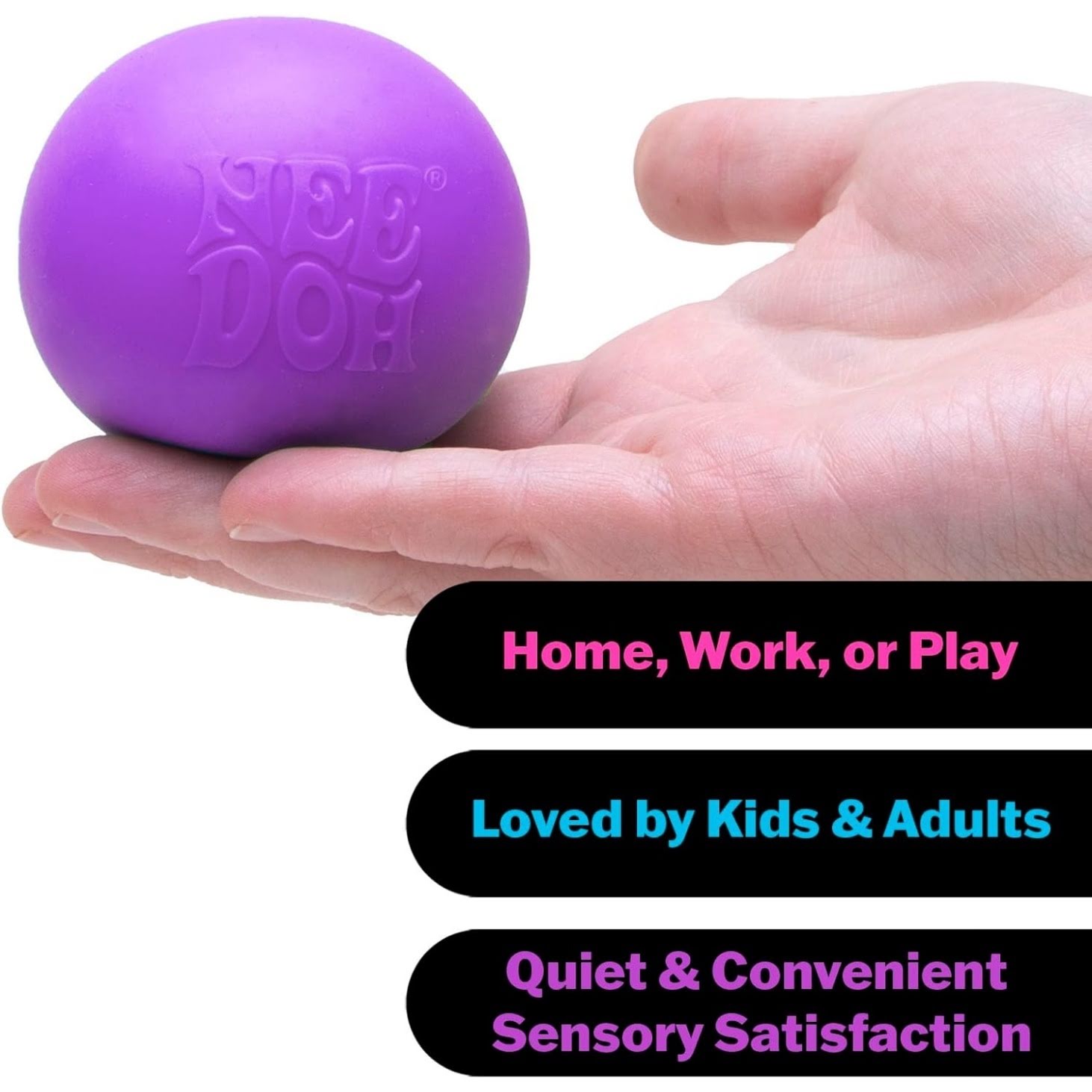 NeeDoh Original Sensory Ball – Pink - Image 22